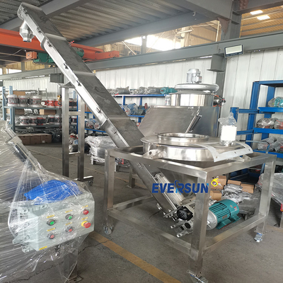Heavy Duty Plastic Flakes Screw Conveyor Feeder Feeding Conveyor For Pellet