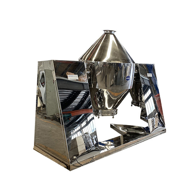 SS304 Dry Powder Blender Conical Double Cone Mixing Machine Vacuum For Polymer