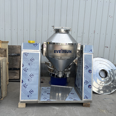 SS304 Dry Powder Blender Conical Double Cone Mixing Machine Vacuum For Polymer