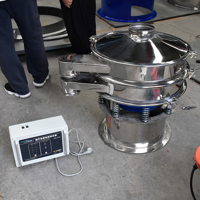 Capacity Noise ≤75dB Ultrasonic Vibrating Screen Machine 316L Stainless Steel Chemical Filtration