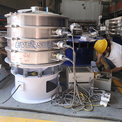 304/316L / Carbon Steel Ultrasonic Vibrating Screen For Fine Screening Cloth