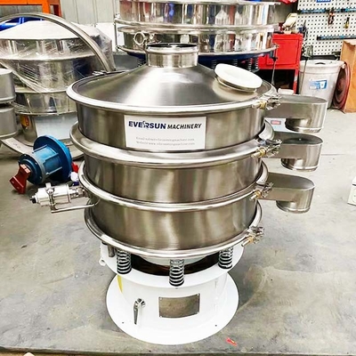 Stainless Steel Vibrating Screening Machine With High Precision Powder