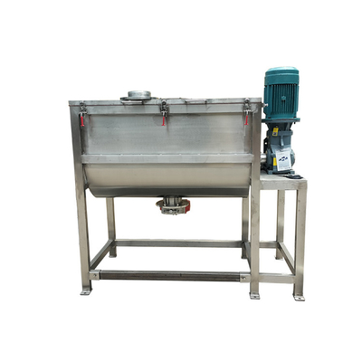 Fully Automatic Electric Heating Sealed Stainless Steel Horizontal Ribbon Mixer