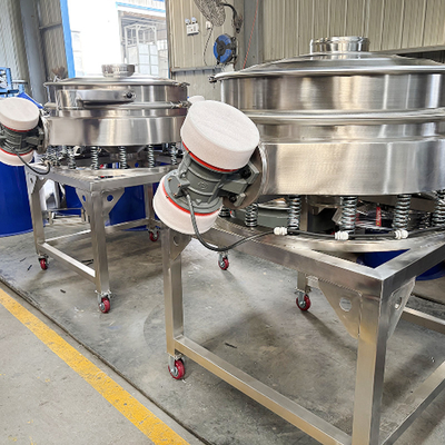 Stainless Steel Straight-line Vibrating Screen Machine For Industrial And Food Fields