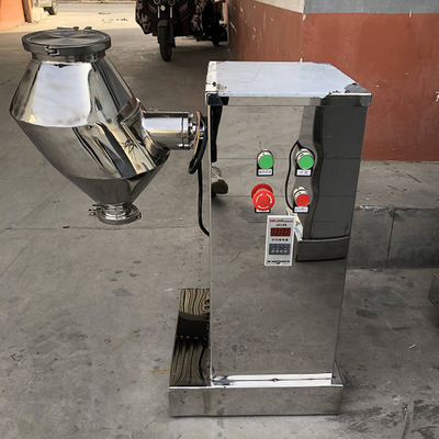 Stainless Steel Small Three-dimensional Mixer For Powder Particle Stirring Custom Mixing