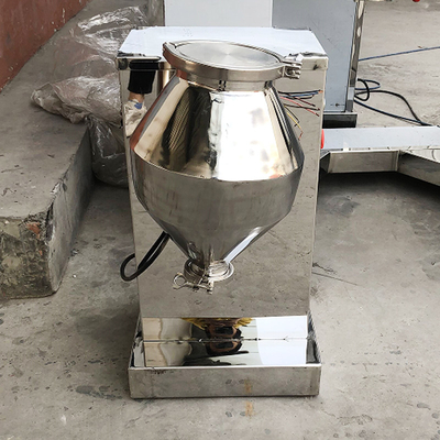 Stainless Steel Small Three-dimensional Mixer For Powder Particle Stirring Custom Mixing