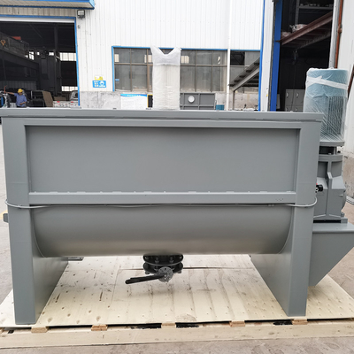 Custom-made Multifunctional Horizontal Twin-screw Band Stainless Steel Chemical Dry Powder Mixing Machine