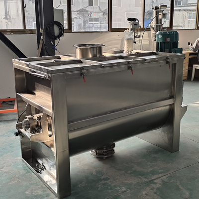 Powder Screw Ribbon Mixer , Efficient Mixing Equipment For Dry And Wet Materials