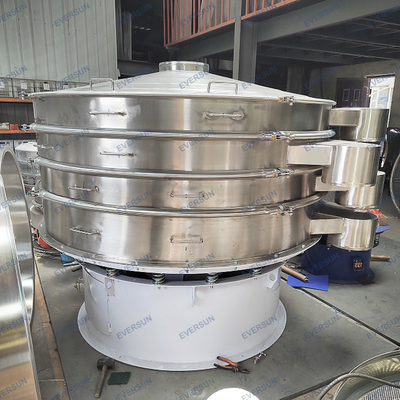 Granule Vibrating Screen Liquid Filter Screen Stainless Steel Circular Three Dimensional Rotary Vibrating Screen