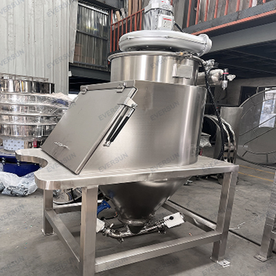 Manual Unpacking And Unloading Station For Small Bags Of Granular Powder Without Dust