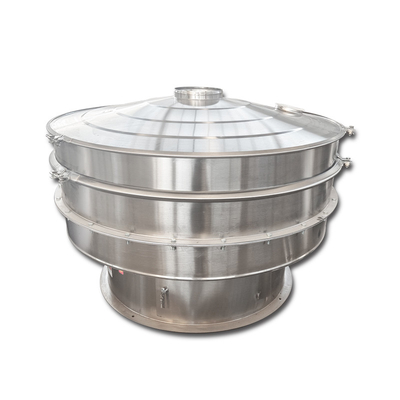 Circular Vibrating Screen Made Of Stainless Steel For Direct Contact With Food Fine Powder Particles