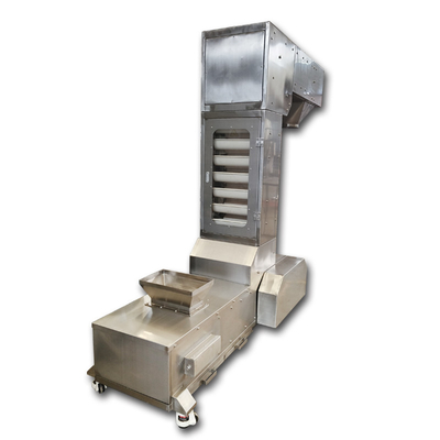 Stainless Steel Grain Particle Powder Material Inclined Automatic Feeding Machine Material Hopper Type Lifting Machine
