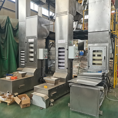 Stainless Steel Grain Particle Powder Material Inclined Automatic Feeding Machine Material Hopper Type Lifting Machine