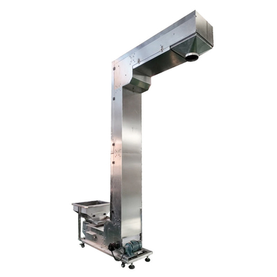Conveying Dehydrated Vegetables Quartz Sand Z-shaped Dumping Conveyor