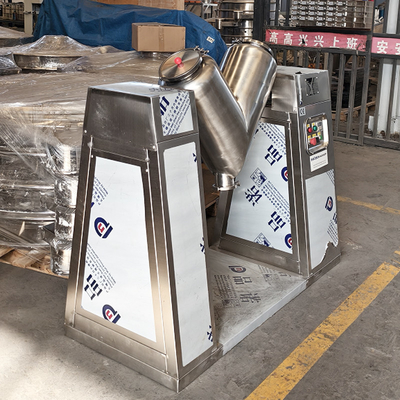 Stainless Steel V-shaped Mixer Custom 5-1000L Powder Particle Stirring Mixer