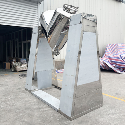 Stainless Steel V-shaped Mixer For Food And Chemical Raw Materials Dry Powder Mixer