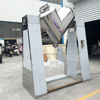 Stainless Steel V-shaped Mixer For Food And Chemical Raw Materials Dry Powder Mixer