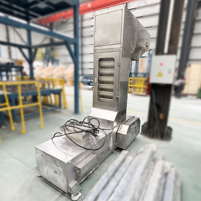 Z-shaped alumina powder transfer bucket conveyor; activated carbon granule bucket elevator