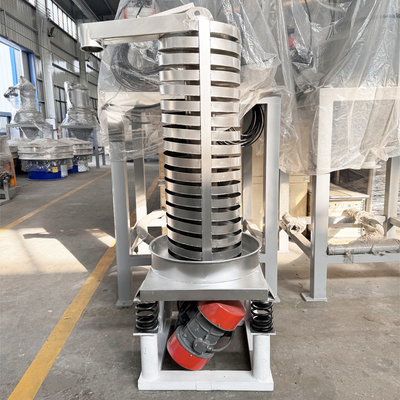 Stainless steel vertical screw elevator potassium nitrate rubber vibrating feeder