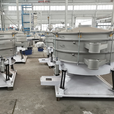 Circular imitation artificial swinging quartz sand fertilizer screening machine Large output stainless steel screening equipment
