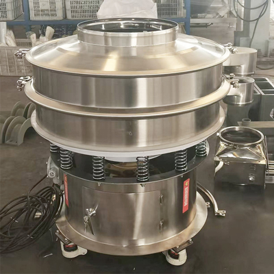 Stainless steel vibrating screen powder classification vibrating screen particle deimpurity rotary vibrating screen