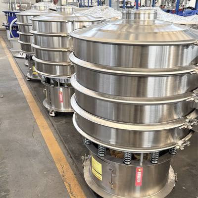 Stainless steel vibrating screen powder classification vibrating screen particle deimpurity rotary vibrating screen