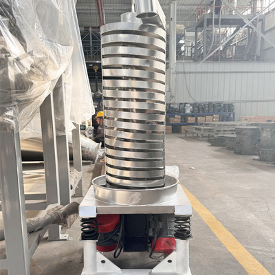Vertical Screw Elevator Potassium Nitrate Rubber Vibrating Feeder Dry Cooling Particle Feeding Equipment