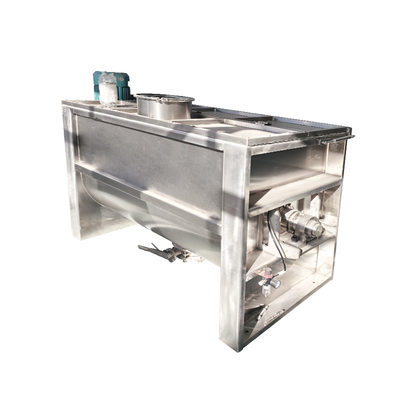 Custom Horizontal Ribbon Mixer Stainless Steel Powder Mixer 1000 Liters Double Ribbon Mixer