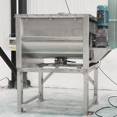 Stainless Steel Powder Ribbon Mixer Feed Mixer Slurry Horizontal Ribbon Mixer Manufacturer