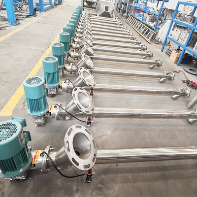 Grain Feeder Stainless Steel Screw Conveyor Powder Conveying