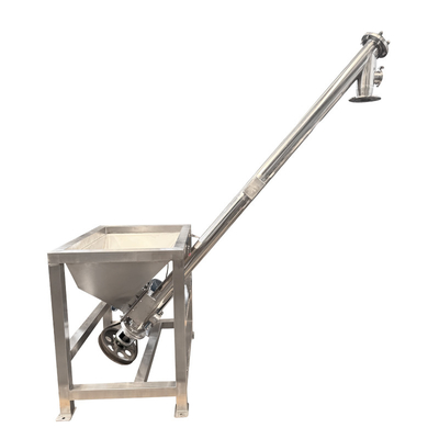 Industrial Auger Screw Conveyor For Chemical Construction And Food Industries