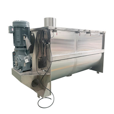 Horizontal Helical Ribbon Mixer For Mixing Of Materials With Large Differences In Specific Gravity And Particle Size