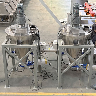 Conical Mixer for Uniform Mixing of Powder and Granular Materials in Chemical Food and Building Materials Industries