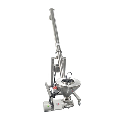 Adjustable speed screw feeder, stainless steel industrial salt elevator, granular powder conveyor