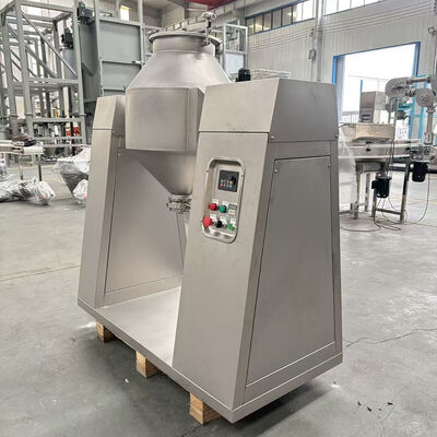 Stainless Steel Double Cone Blender with Adjustable Speed and 100-1500L Capacity for Powder and Granular Mixing