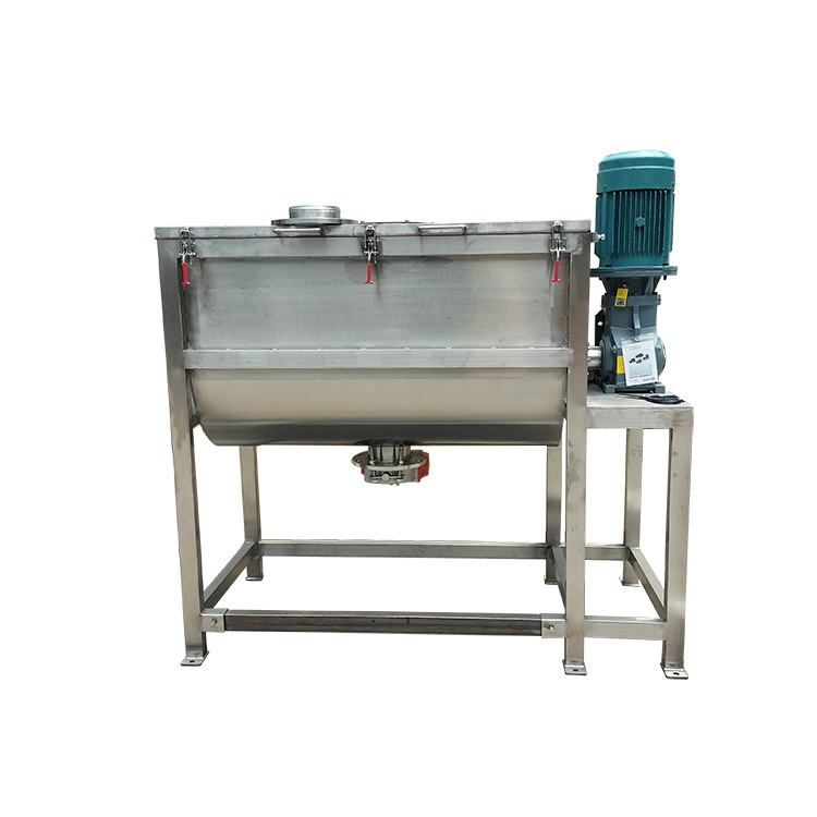 Fully Automatic Electric Heating Sealed Stainless Steel Horizontal Ribbon Mixer