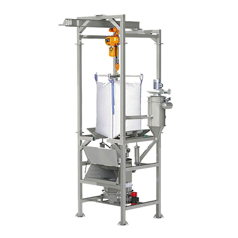 Open Bulk Bag Unloader For Smooth Material Transfer And Unloading In Chemical Grain And Building Material Industries