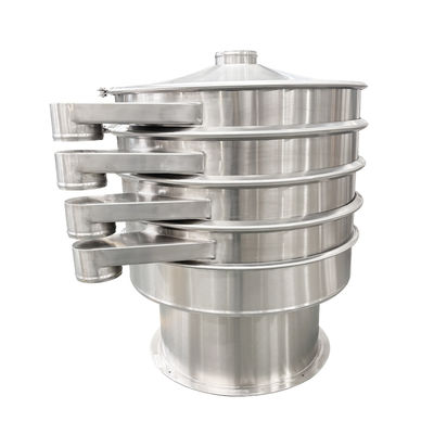 Máy lọc rung động động cơ xoay thẳng đứng để phân loại chính xác và loại bỏ tạp chất