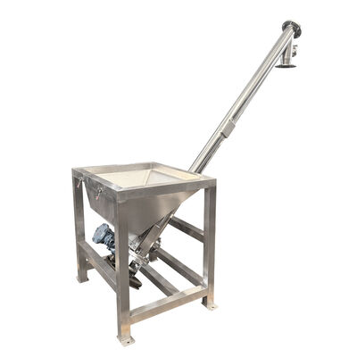 Máy vận chuyển cuộn vít được vận chuyển bằng lưỡi dao xoắn ốc và di chuyển liên tục các hạt bột và vật liệu khối nhỏ