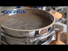 Máy lọc màn hình rung thép không gỉ loại thực phẩm công nghiệp cho bùn hạt bột