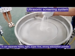 Máy sàng rung siêu âm bằng thép SUS / Carbon để sàng lọc bột mịn