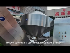 máy trộn hình nón đôi