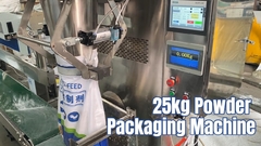Máy đóng gói bột tự động 25kg, Hoạt động tự động làm cho đóng gói dễ dàng hơn